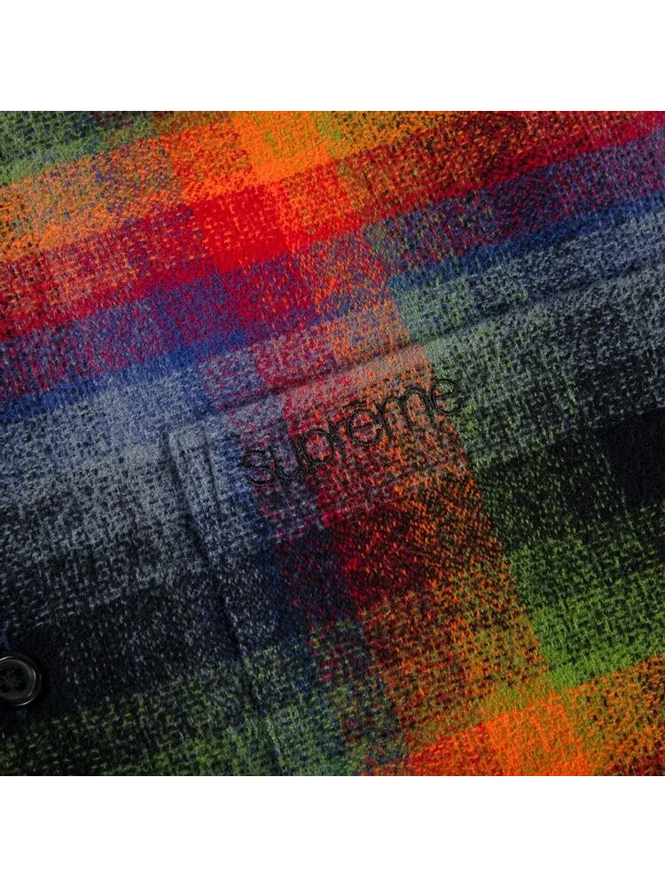 Рубашка Supreme Plaid Flannel Shirt 'Multicolor' — изображение 2 из 2, мульти
