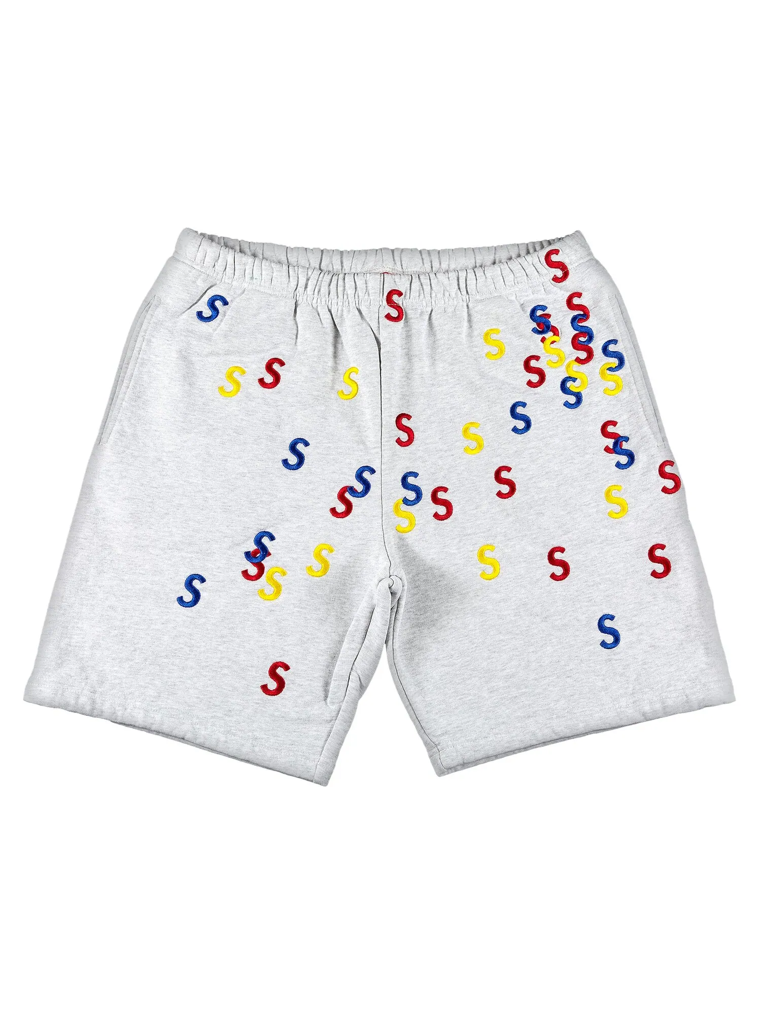 Толстовка Supreme с вышивкой — изображение 1 из 3, серый