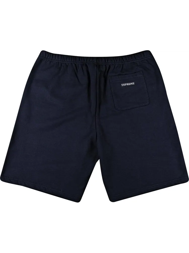 Спортивные шорты Supreme Embroidered S Sweatshort Navy — изображение 2 из 3, синий