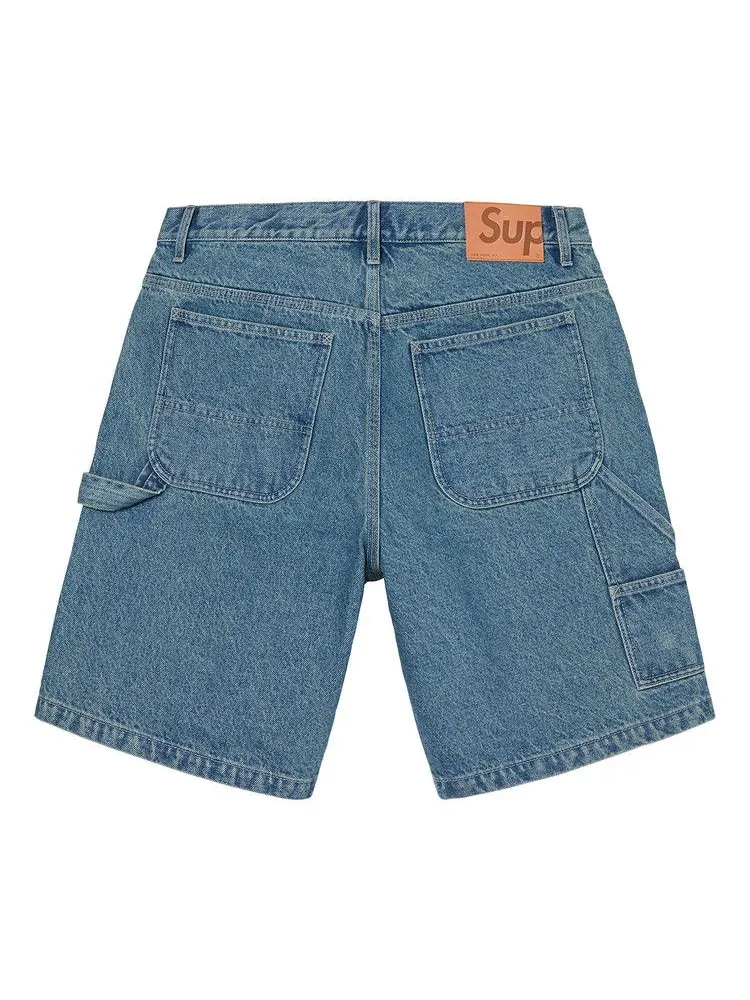 Шорты Supreme Handstyle Denim Painter Short — изображение 2 из 2, синий