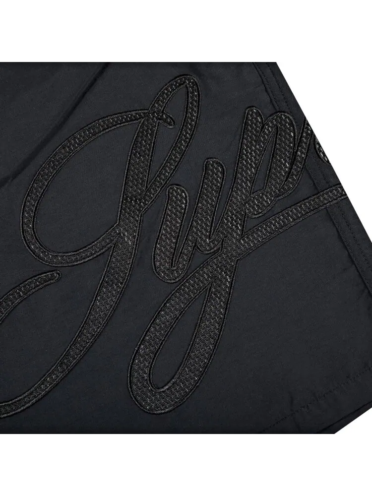 Шорты Supreme Mesh Script Water Short 'Black' — изображение 3 из 3, черный