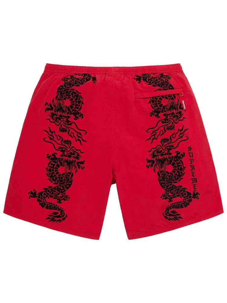 Шорты для плавания Supreme Dragon Water Short — изображение 2 из 2, красный