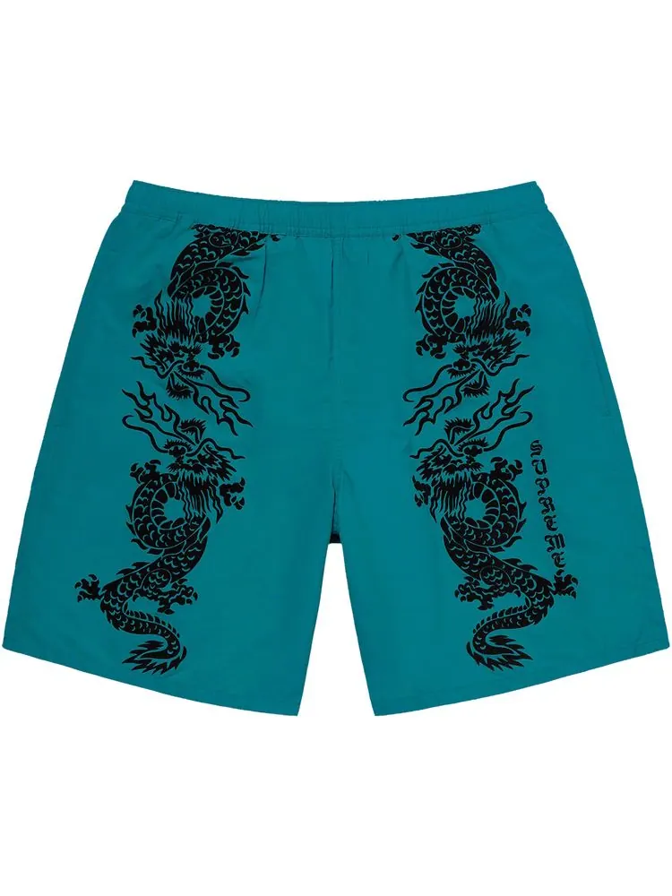 Шорты Supreme Dragon Water Short 'Teal' — изображение 1 из 2, бирюзовый