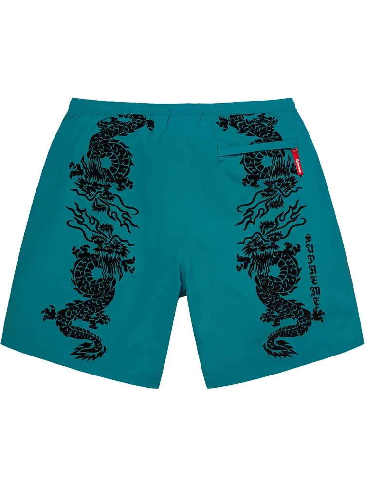 Шорты Supreme Dragon Water Short 'Teal' — изображение 2 из 2, бирюзовый