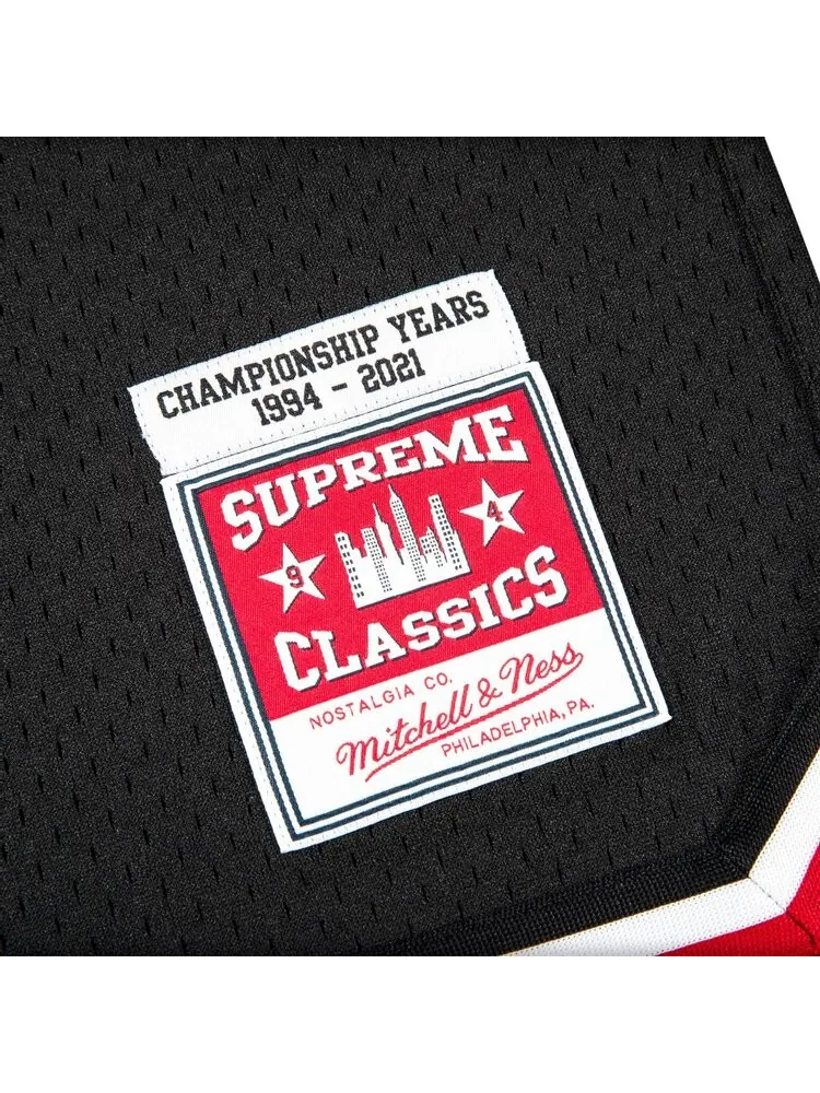 Шорты Supreme x Mitchel And Ness Basketball Short 'Black' — изображение 3 из 3, черный