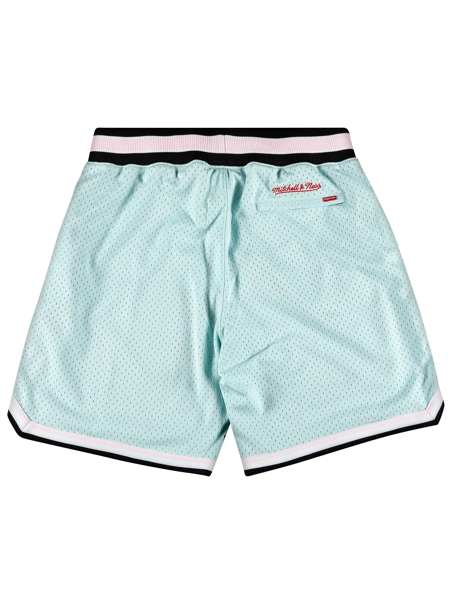 Баскетбольные шорты Supreme x Mitchel And Ness — изображение 2 из 3, голубой
