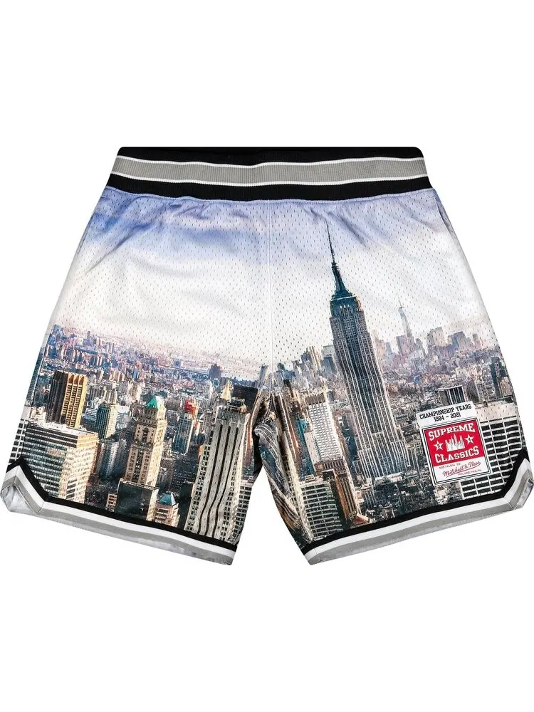 Шорты Supreme x Mitchel And Ness Basketball Short 'Skyline' — изображение 1 из 3, мульти