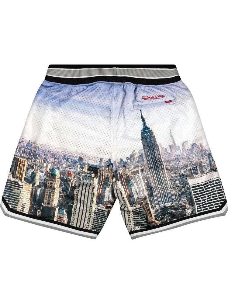 Шорты Supreme x Mitchel And Ness Basketball Short 'Skyline' — изображение 2 из 3, мульти