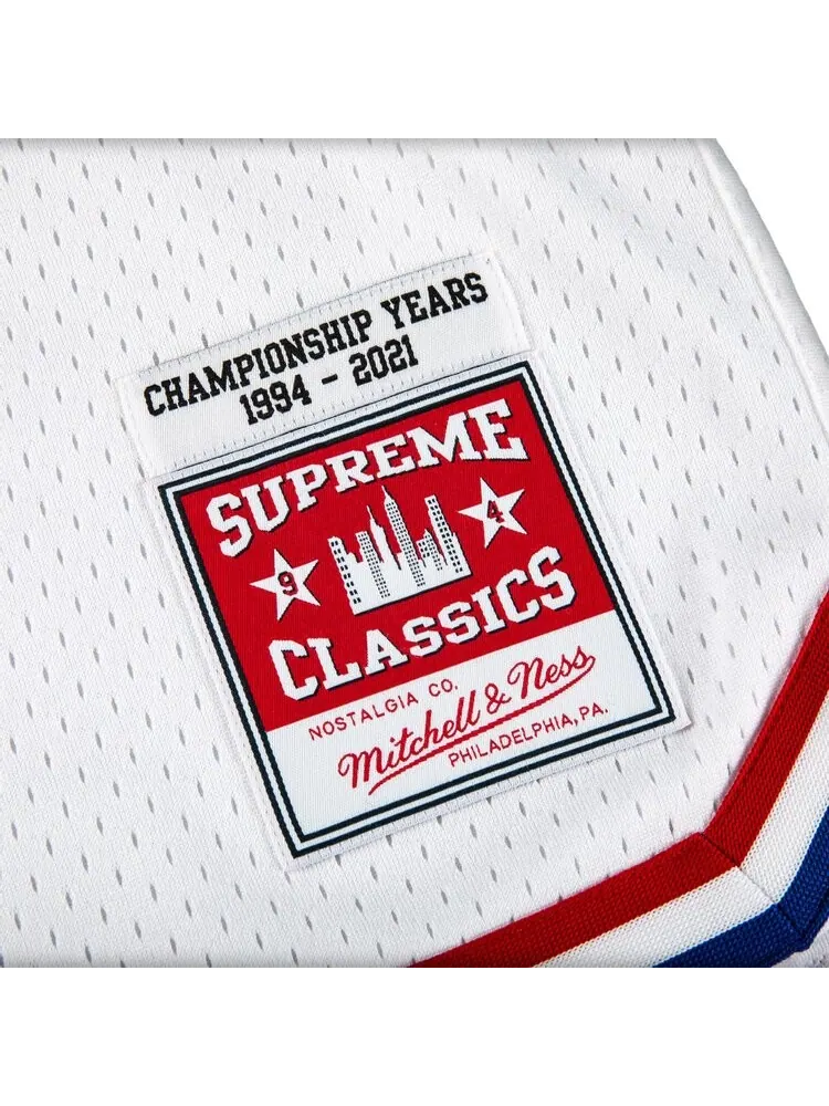Шорты Supreme x Mitchel And Ness Basketball Short 'White' — изображение 3 из 3, белый