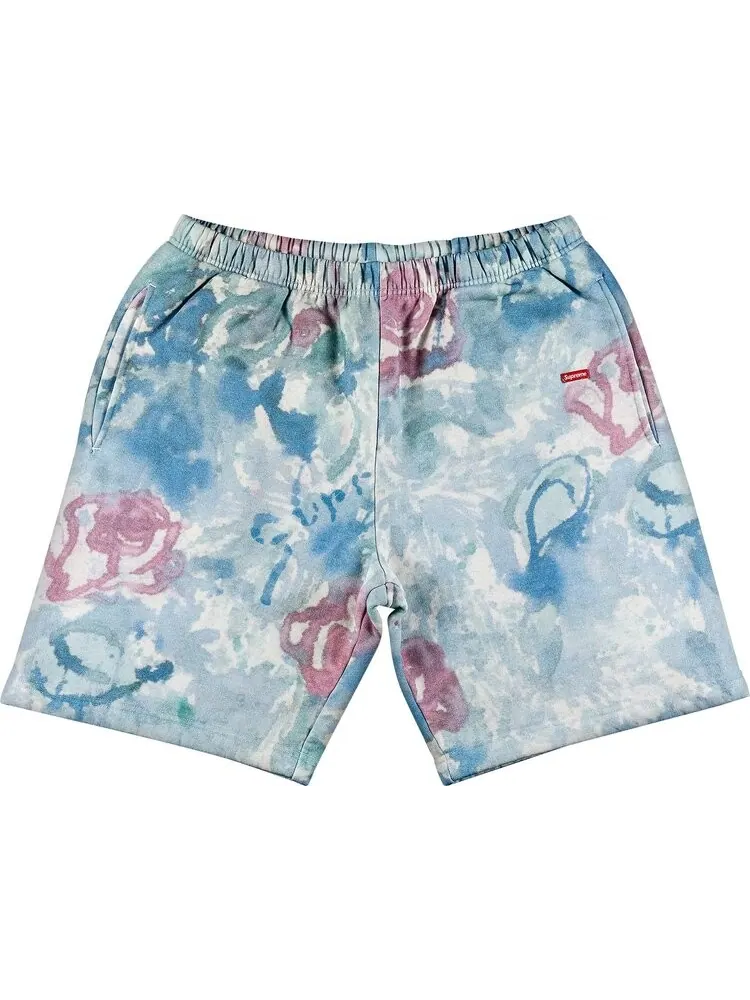 Спортивные шорты Supreme Small Box Sweatshort 'Watercolor Floral' — изображение 1 из 3, мульти