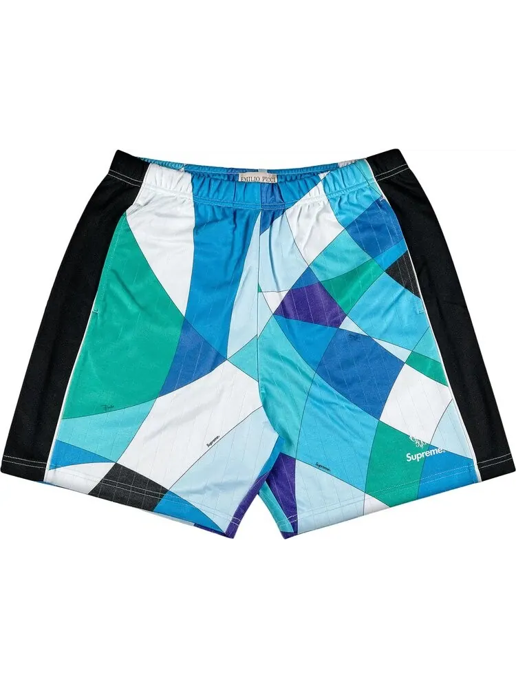 Шорты Supreme x Emilio Pucci Soccer Short 'Blue' — изображение 1 из 3, мульти