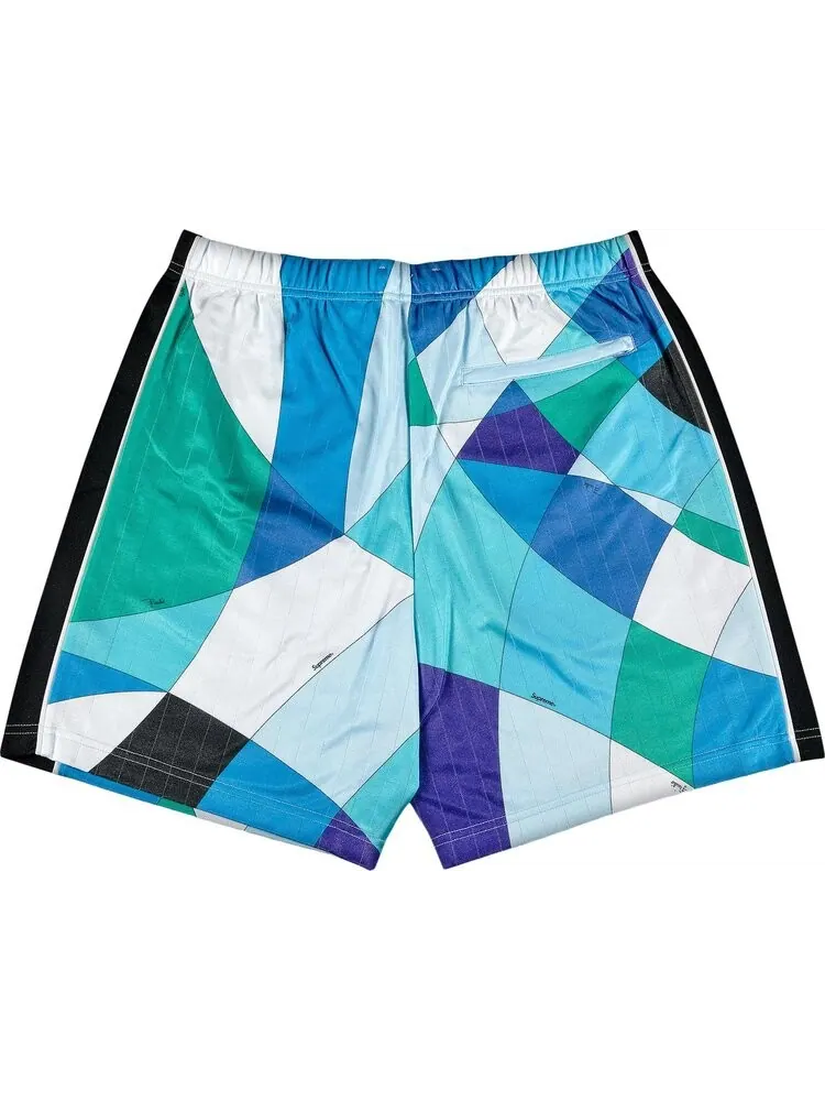 Шорты Supreme x Emilio Pucci Soccer Short 'Blue' — изображение 2 из 3, мульти