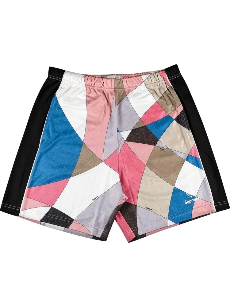 Шорты Supreme x Emilio Pucci Soccer Short 'Dusty Pink' — изображение 1 из 3, мульти