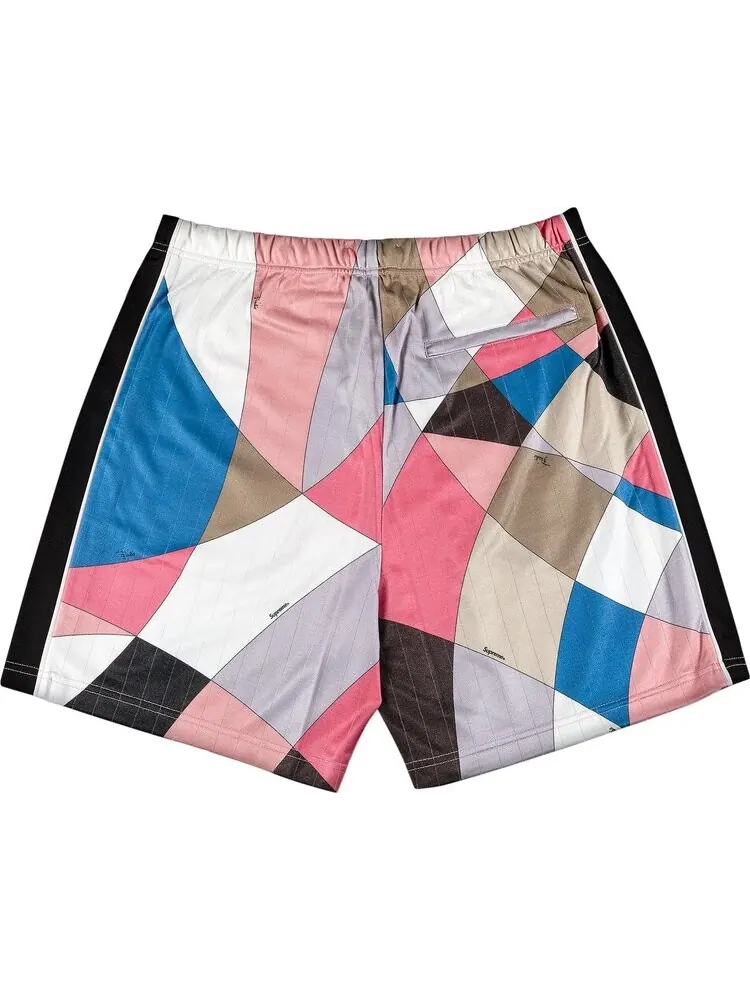Шорты Supreme x Emilio Pucci Soccer Short 'Dusty Pink' — изображение 2 из 3, мульти
