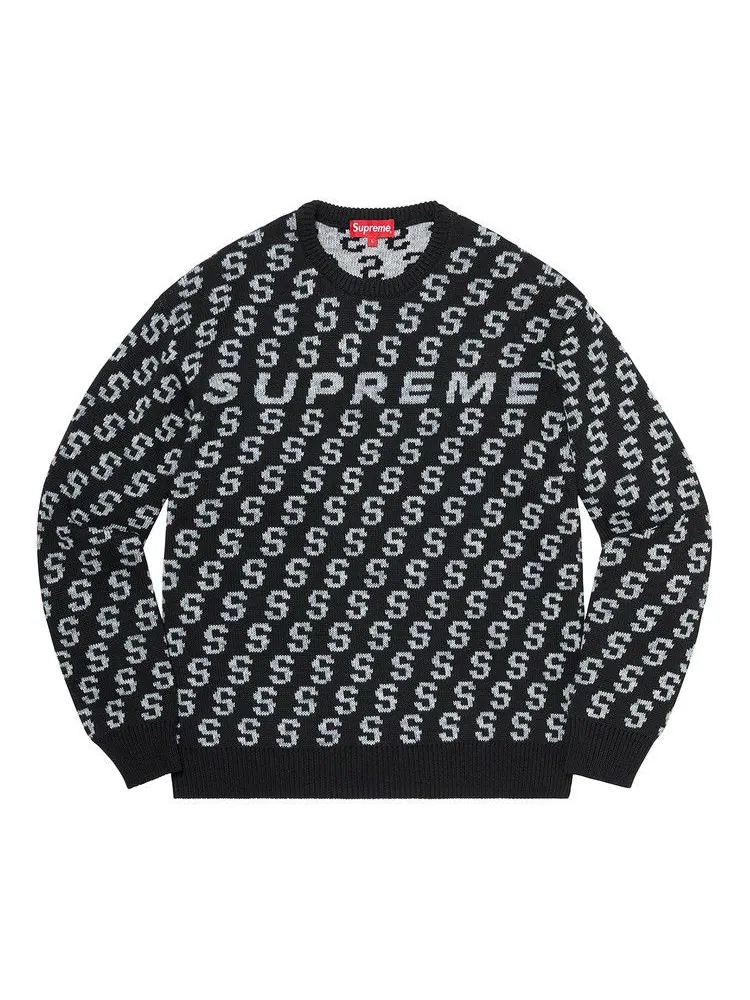Свитер Supreme S Repeat Sweater — изображение 1 из 1, черный