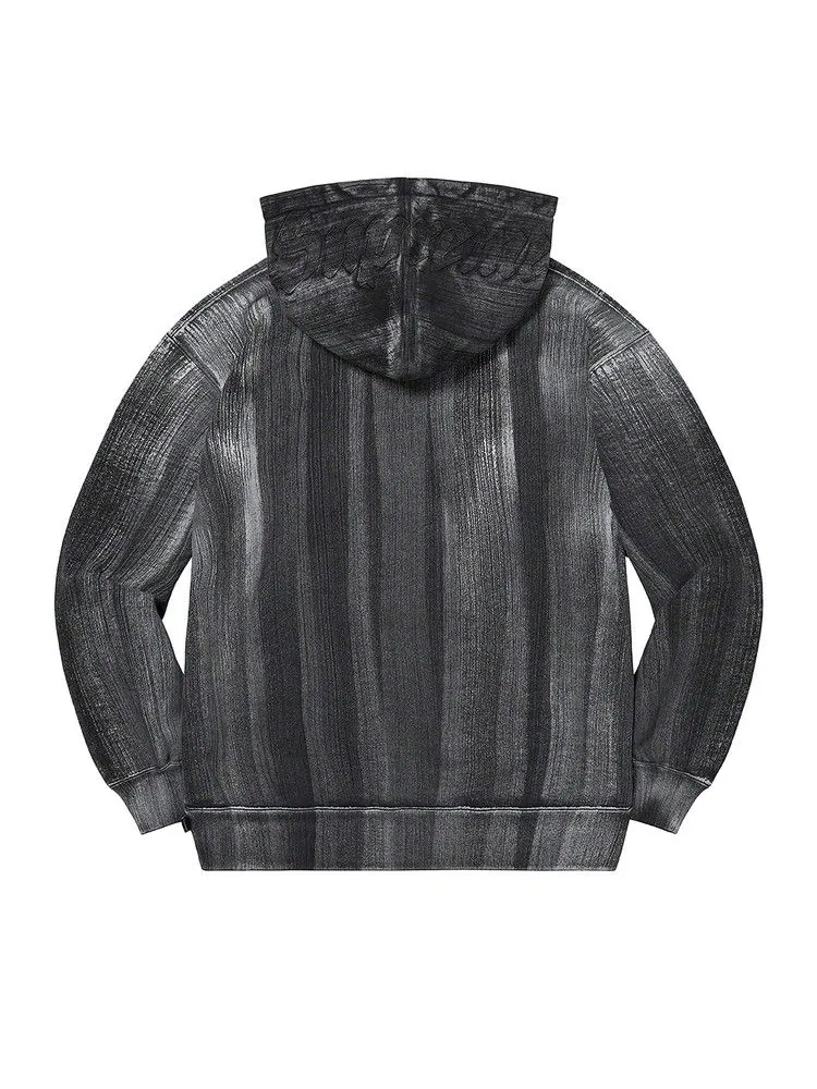 Толстовка Supreme Brush Stroke Hooded Sweatshirt — изображение 2 из 2, черный
