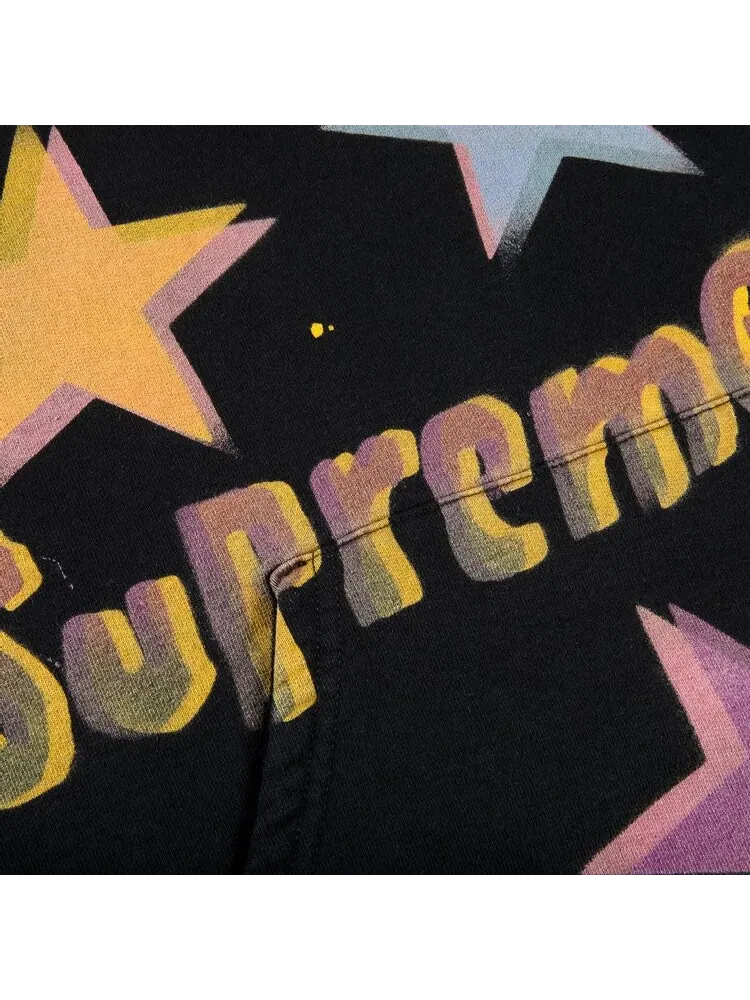 Толстовка Supreme Gonz Stars Hooded Sweatshirt 'Black' — изображение 2 из 2, черный