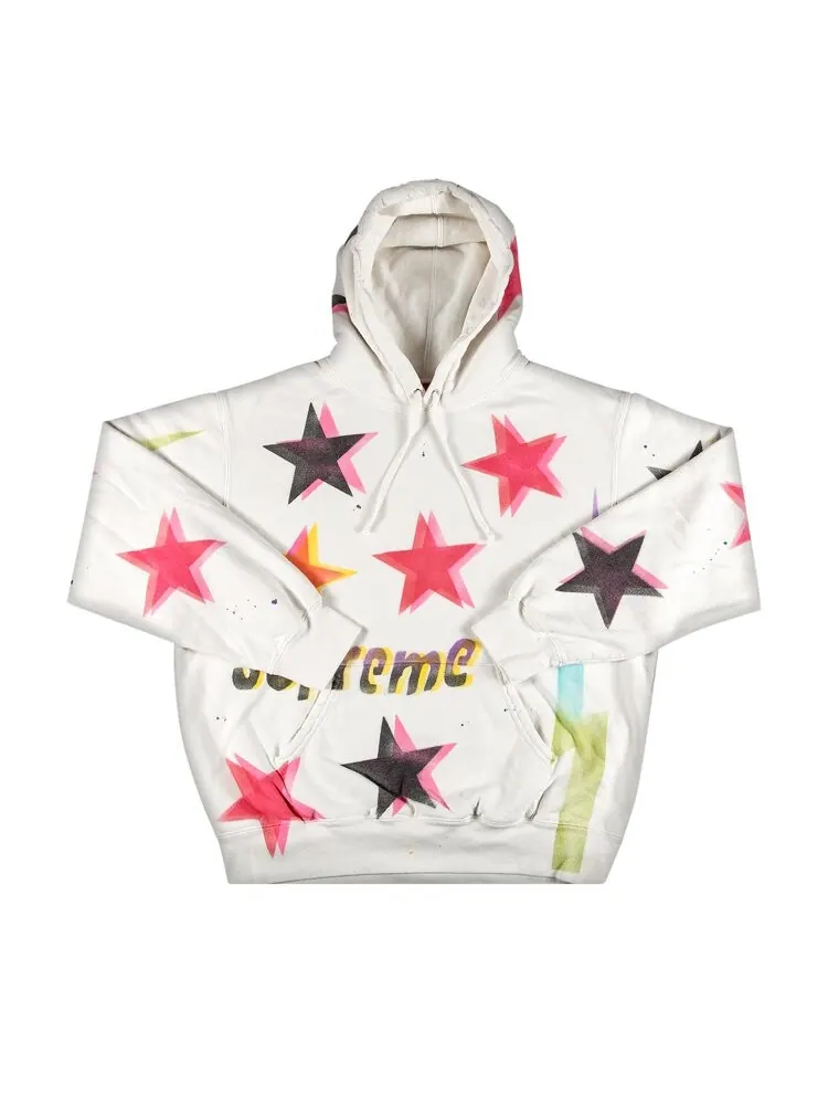 Толстовка Supreme Gonz Stars Hooded Sweatshirt 'White' — изображение 1 из 2, белый