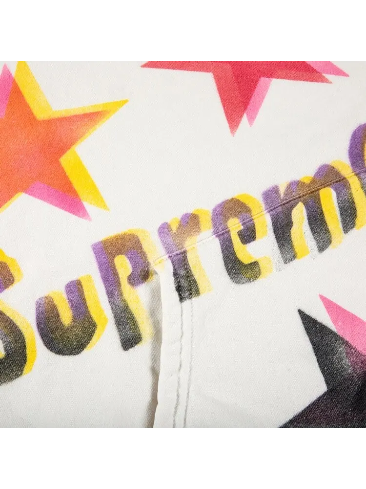Толстовка Supreme Gonz Stars Hooded Sweatshirt 'White' — изображение 2 из 2, белый