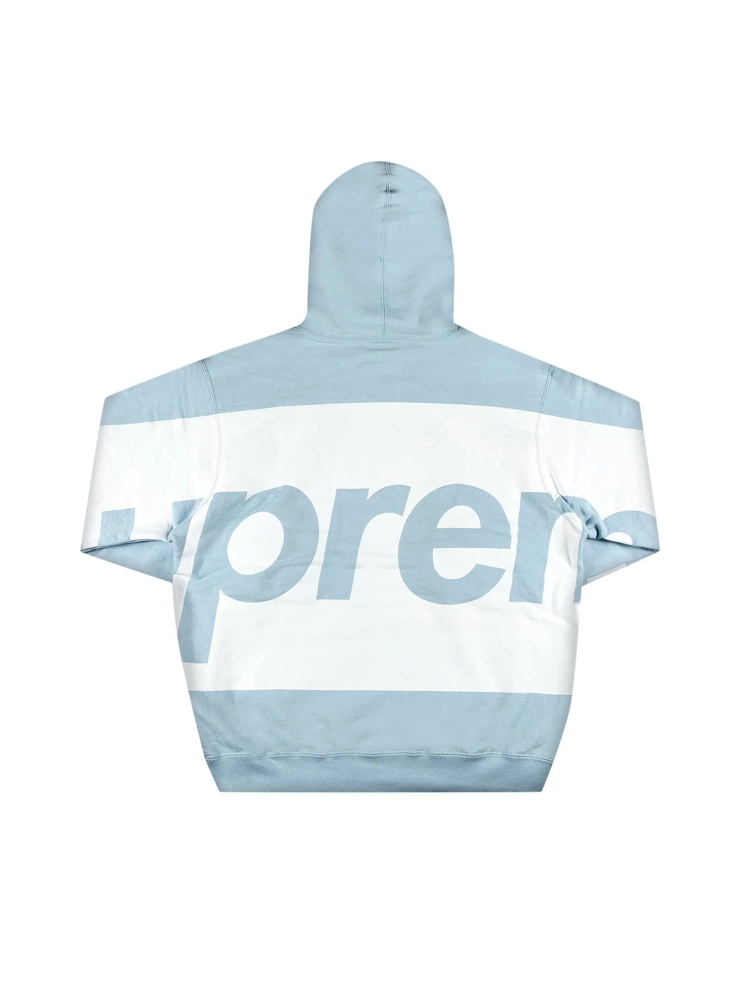 Толстовка с капюшоном Supreme с большим логотипом — изображение 2 из 3, светло-синий