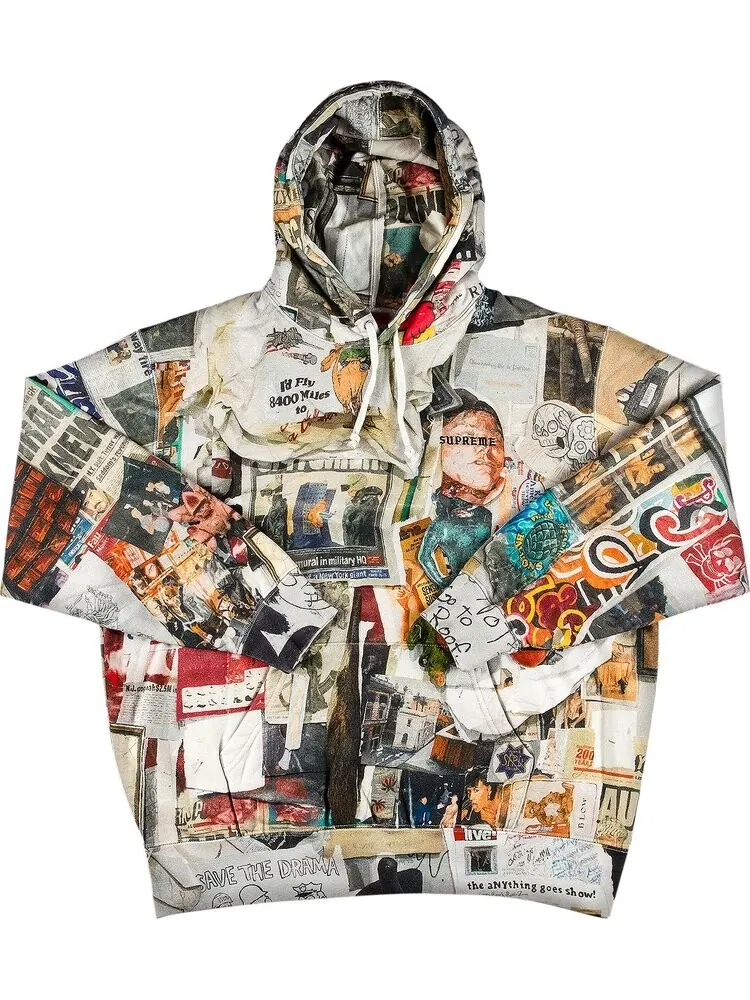 Толстовка Supreme Dash's Wall Hooded Sweatshirt 'Dash's Wall' — изображение 1 из 3, мульти