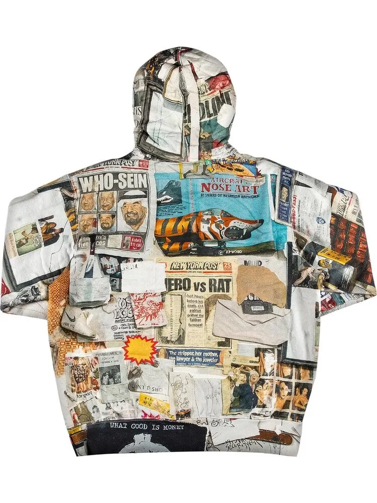 Толстовка Supreme Dash's Wall Hooded Sweatshirt 'Dash's Wall' — изображение 2 из 3, мульти