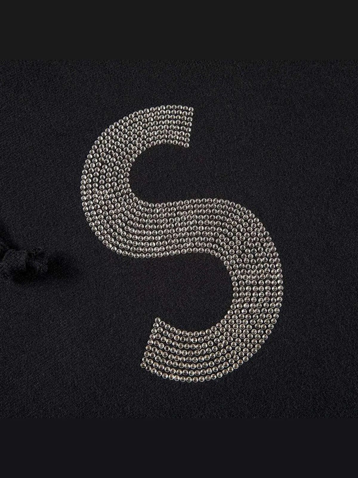 Худи Supreme x Swarovski S Logo — изображение 2 из 2, черный