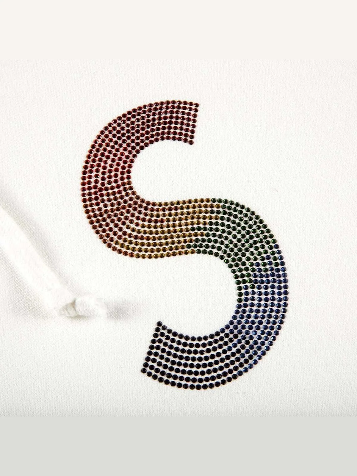 Худи Supreme x Swarovski S Logo — изображение 2 из 2, белый