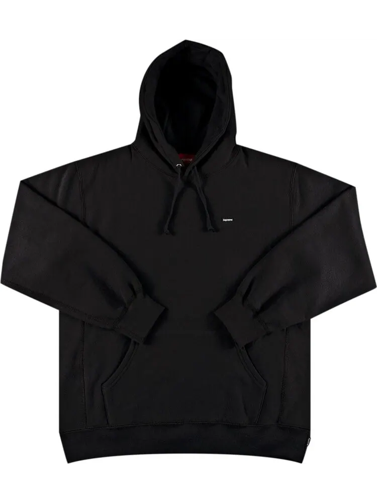 Толстовка Supreme Small Box Hooded Sweatshirt 'Black' — изображение 1 из 2, черный