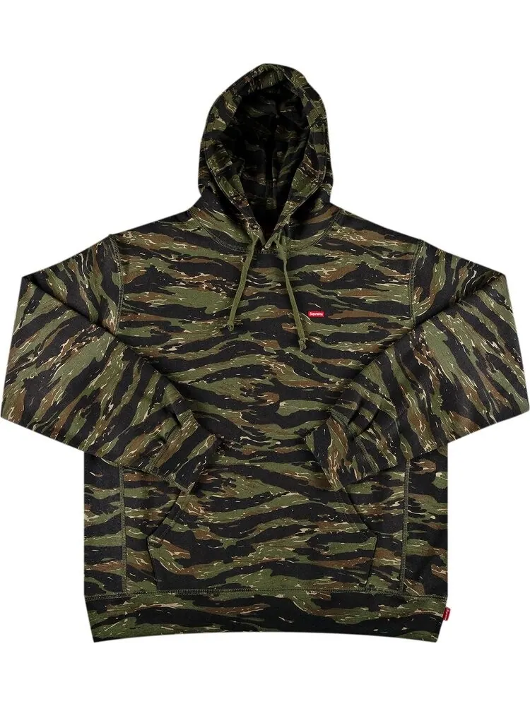Толстовка Supreme Small Box Hooded Sweatshirt 'Tigerstripe Camo' — изображение 1 из 2, мульти