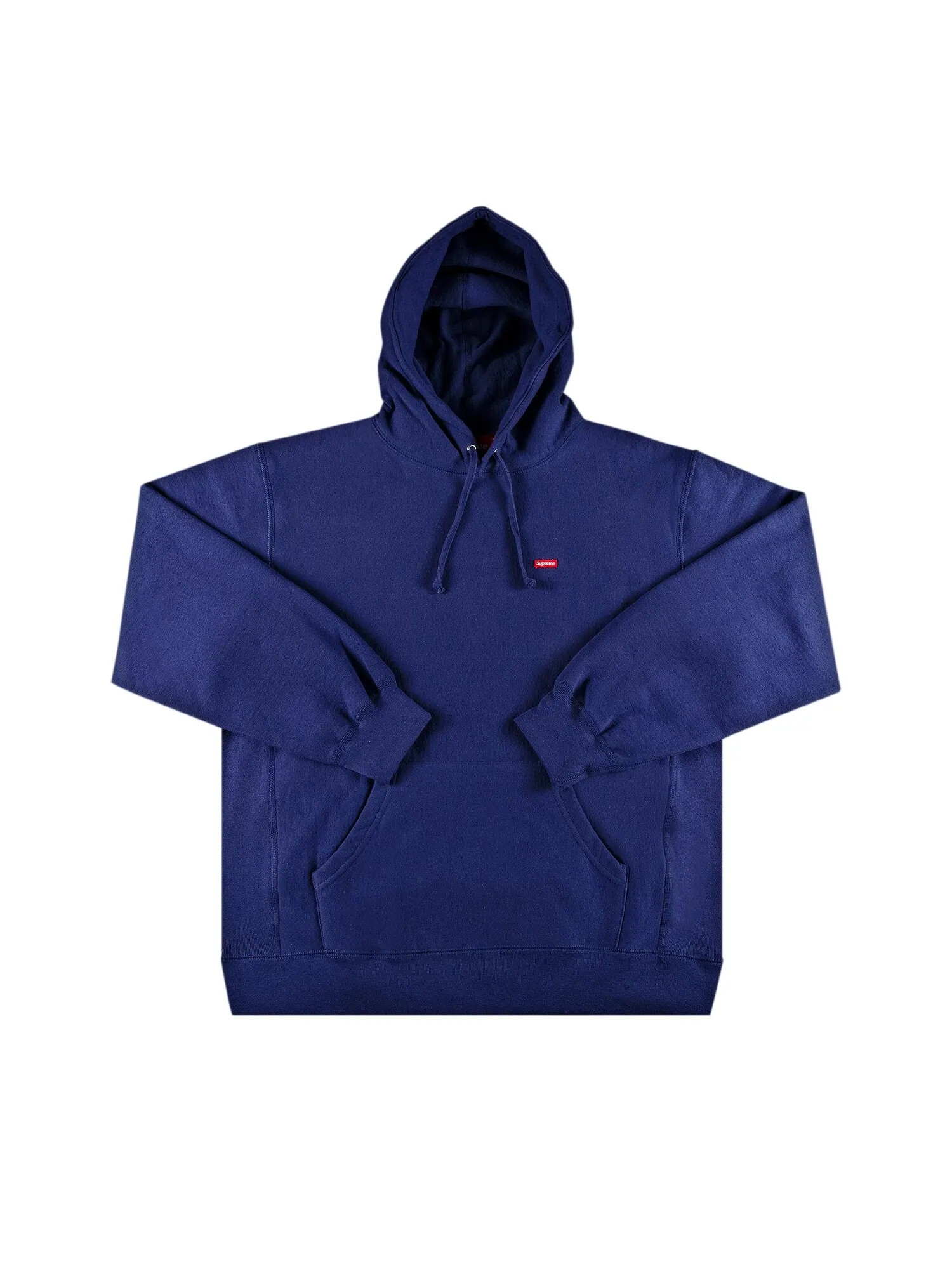 Толстовка Supreme Small Box с капюшоном Washed Navy — изображение 1 из 2