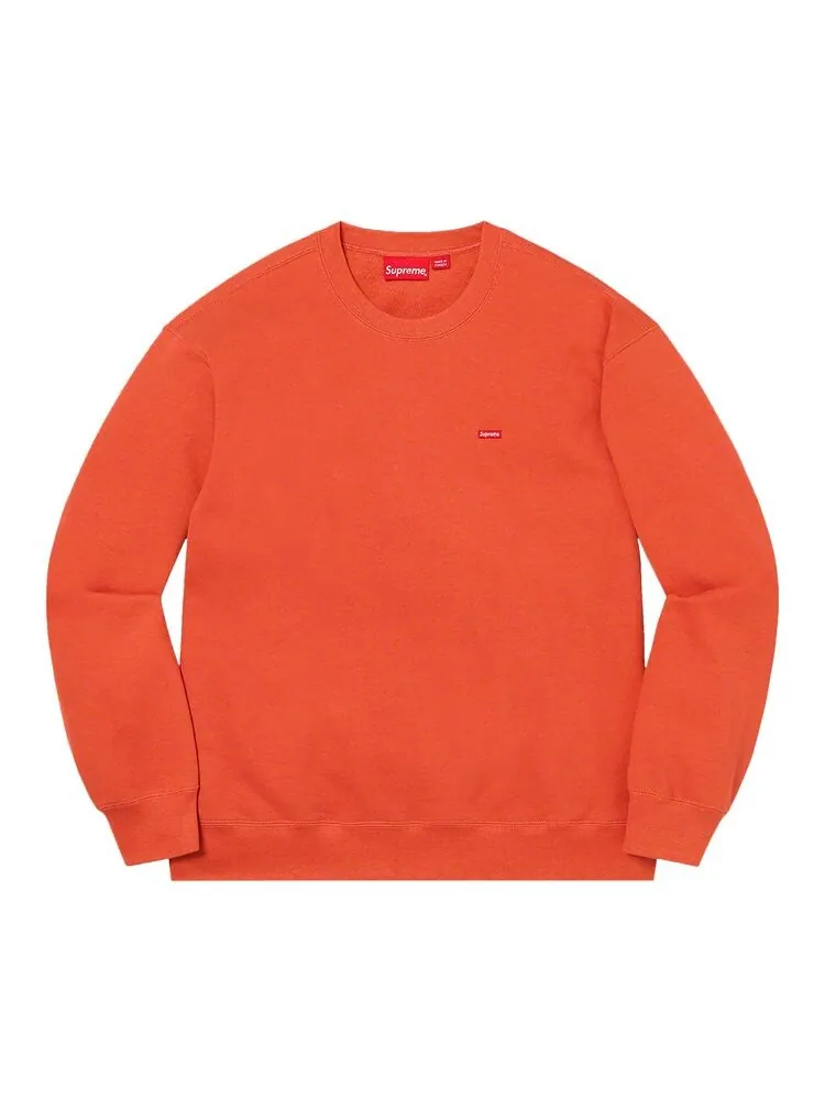 Толстовка Supreme Small Box Crewneck Burnt Orange — изображение 1 из 1, оранжевый
