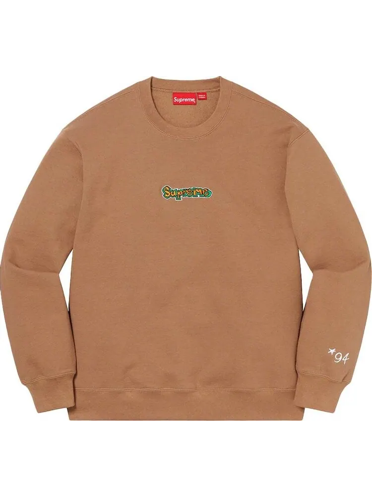 Толстовка Supreme Gonz Logo Crewneck 'Brown' — изображение 1 из 1, коричневый