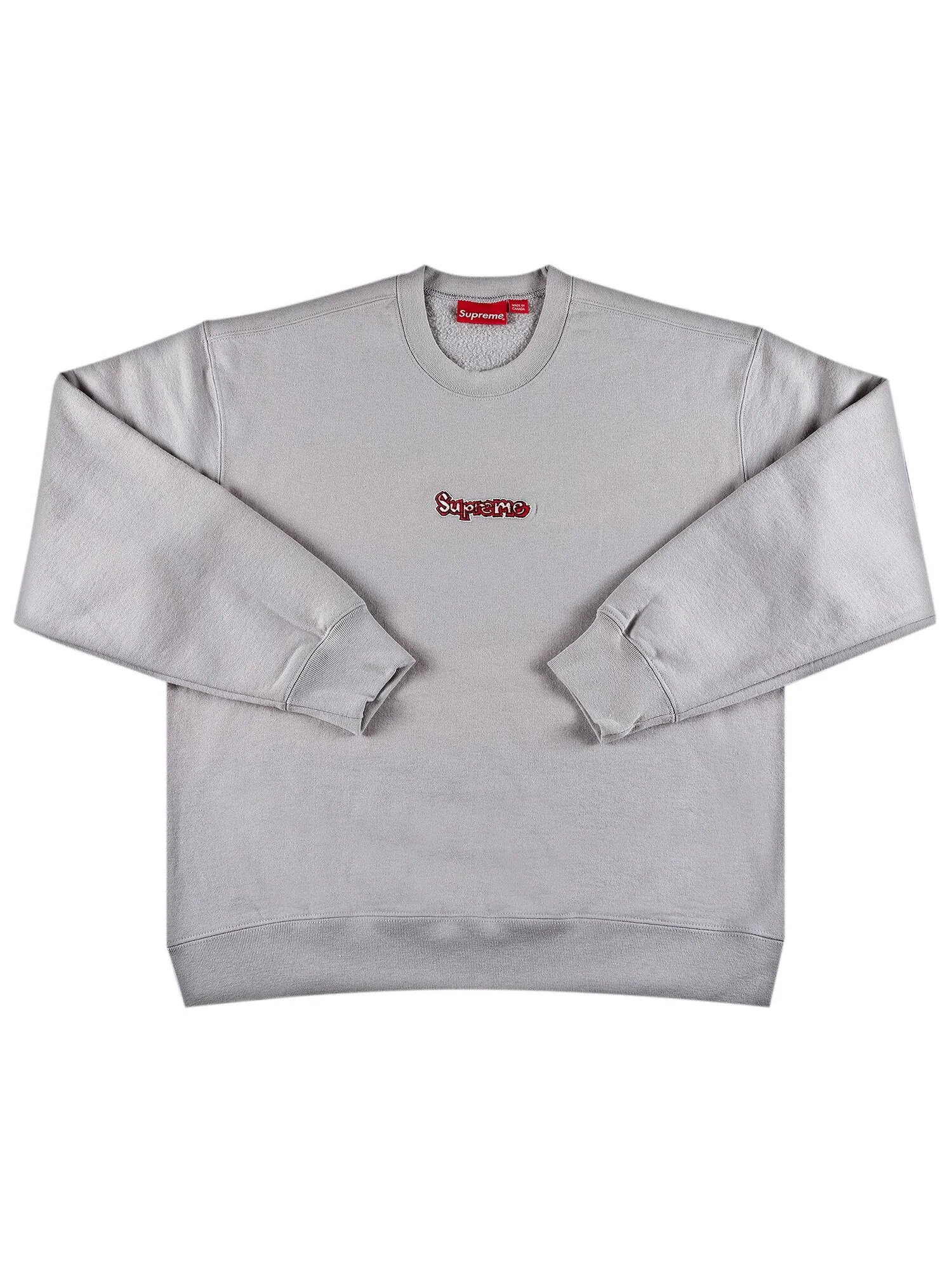 Круглый вырез с логотипом Supreme Gonz — изображение 1 из 2, серый