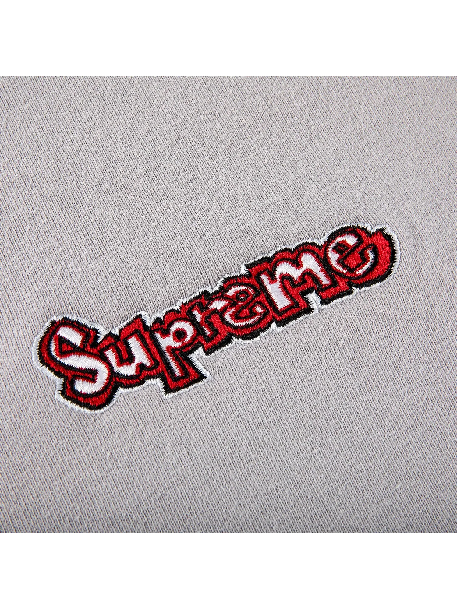 Круглый вырез с логотипом Supreme Gonz — изображение 2 из 2, серый