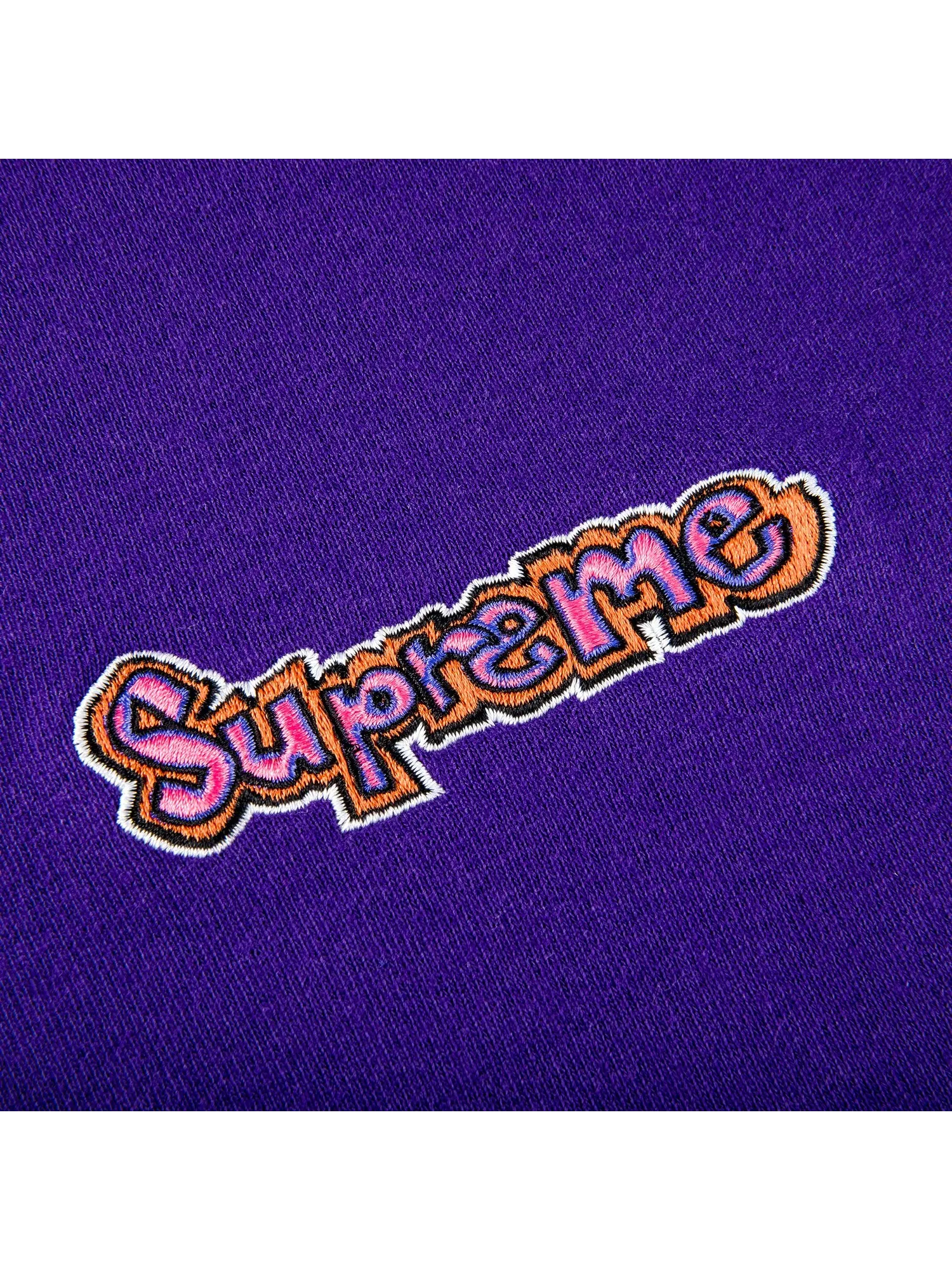 Круглый вырез с логотипом Supreme Gonz — изображение 2 из 2, фиолетовый