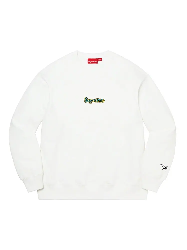 Толстовка Supreme Gonz Logo Crewneck 'White' — изображение 1 из 1, белый
