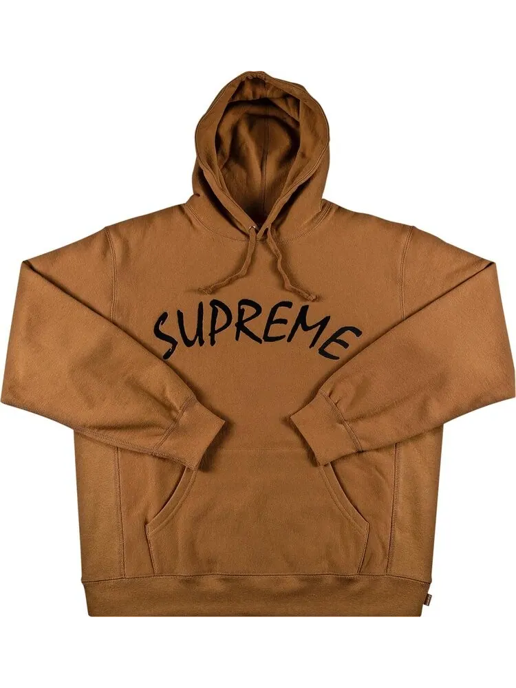 Толстовка Supreme FTP Arc Hooded Sweatshirt 'Brown' — изображение 1 из 2, коричневый