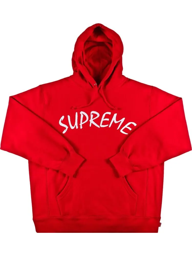 Толстовка Supreme FTP Arc Hooded Sweatshirt 'Red' — изображение 1 из 2, красный