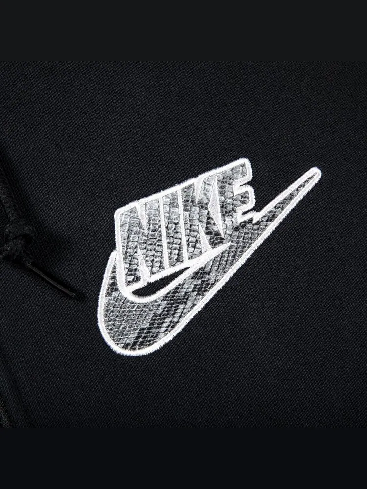 Толстовка Supreme x Nike Half Zip Hooded Sweatshirt 'Black' — изображение 2 из 2, черный