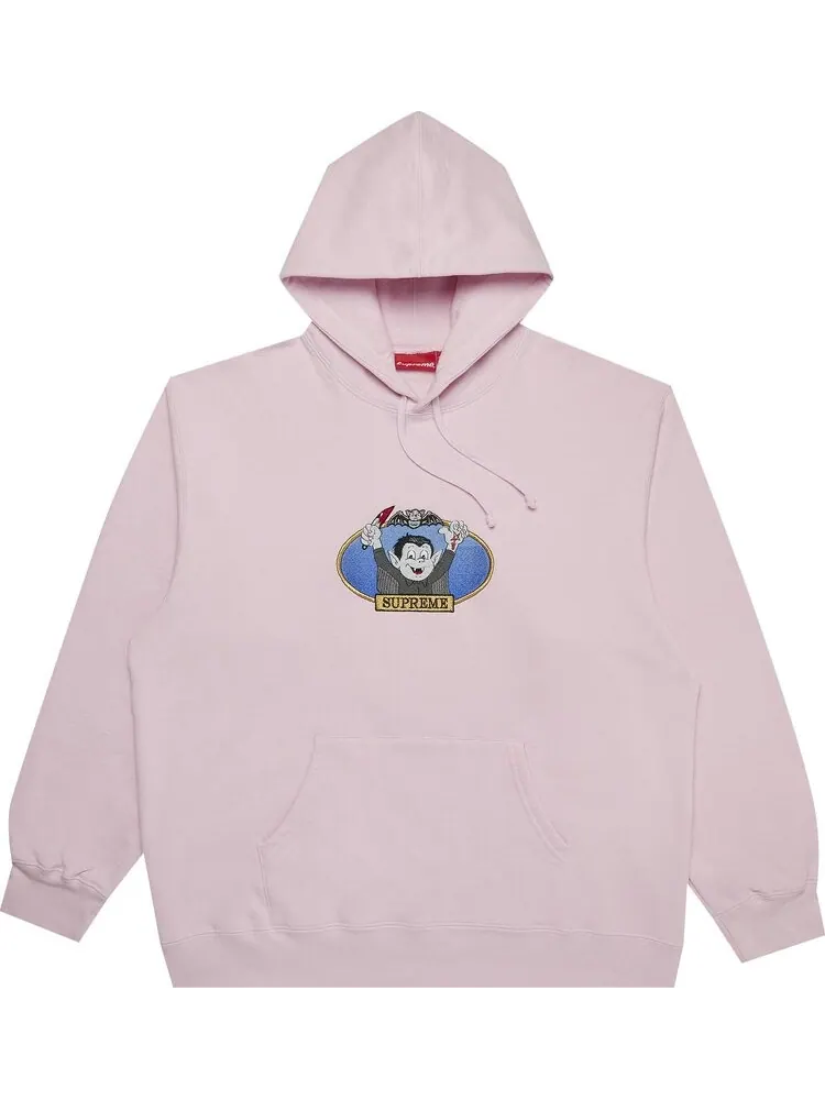 Толстовка Supreme Vampire Boy Hooded Sweatshirt 'Light Pink' — изображение 1 из 3, розовый