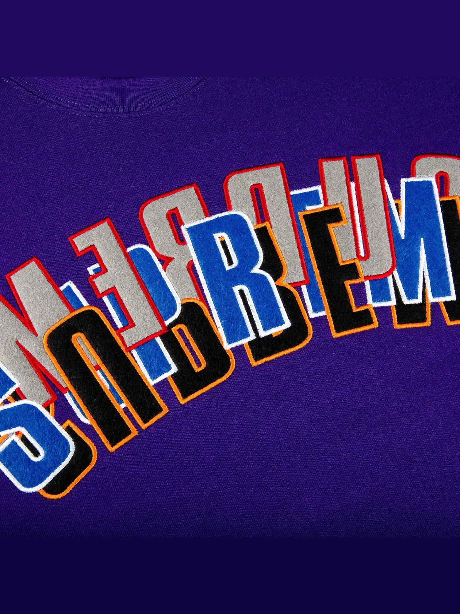 Supreme Stacked Crewneck Фиолетовый — изображение 2 из 2