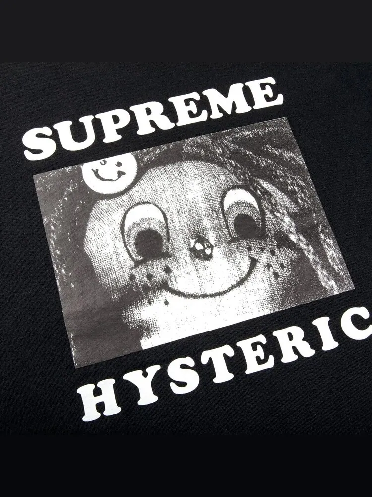 Толстовка Supreme x Hysteric Glamour Crewneck 'Black' — изображение 2 из 2, черный