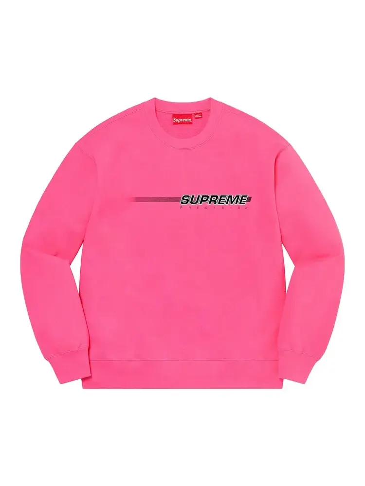 Свитшот Supreme Precision Crewneck цвета «Маджента» — изображение 1 из 1, розовый