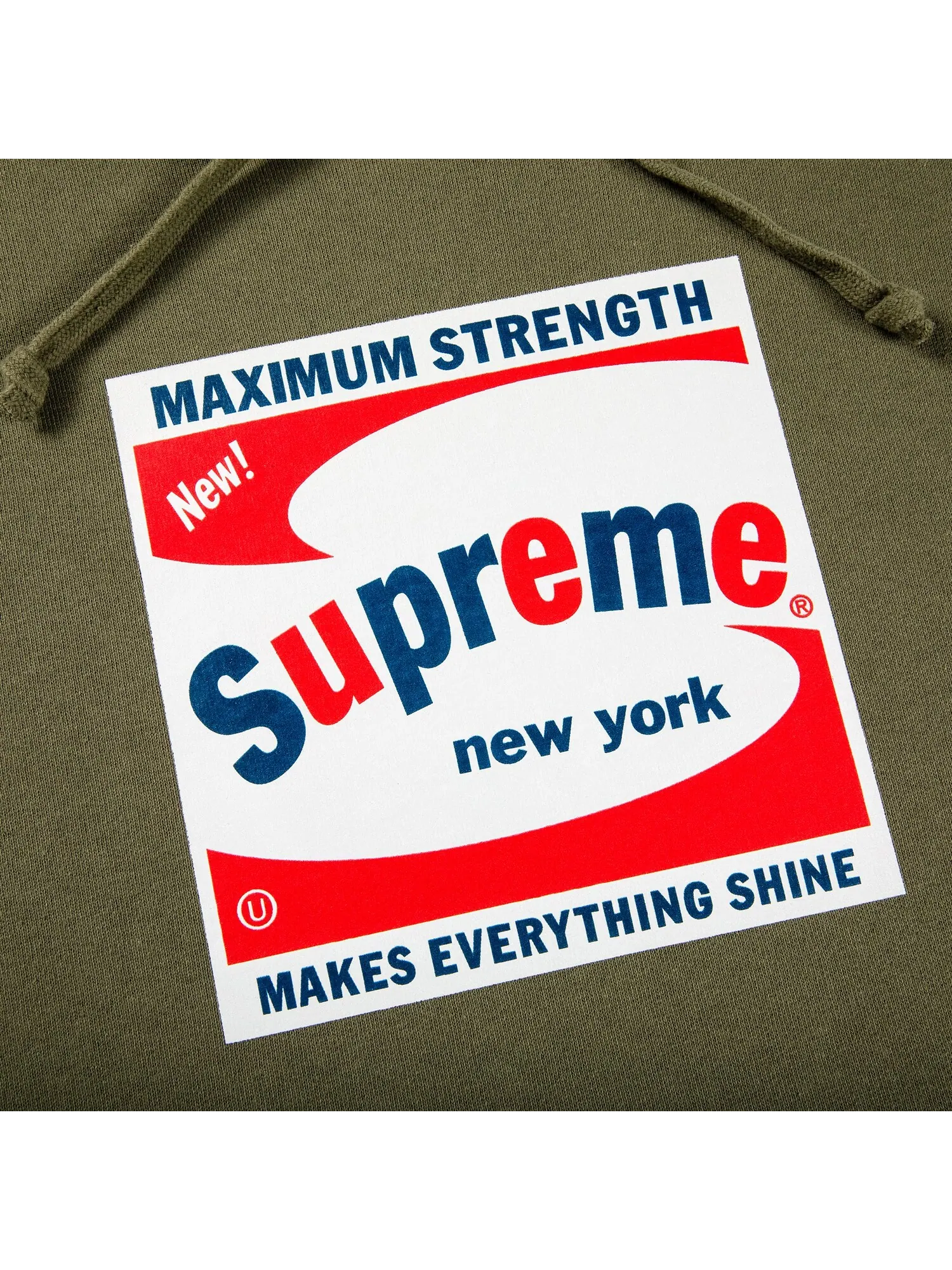 Толстовка с капюшоном Supreme Shine, Светло-оливковый — изображение 2 из 2