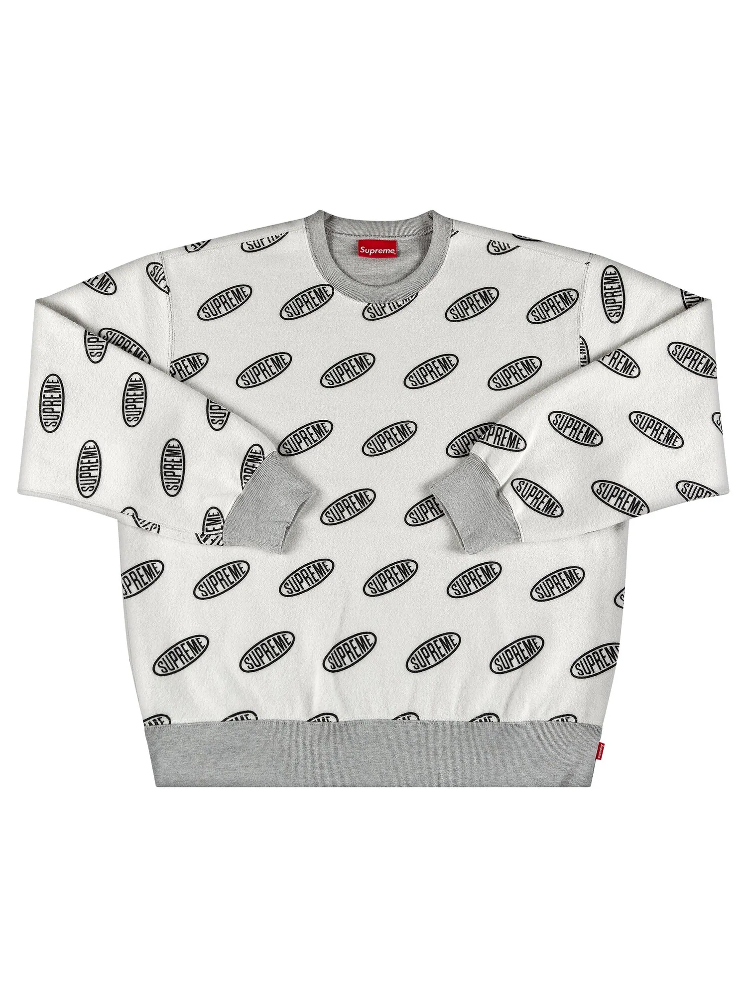 Supreme Liner Crewneck Heather Grey — изображение 1 из 2