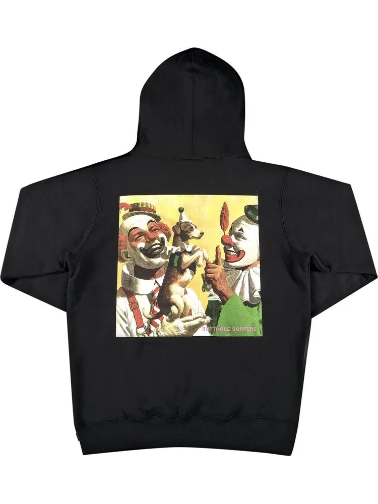 Толстовка Supreme x Butthole Surfers Hooded Sweatshirt 'Black' — изображение 2 из 3, черный