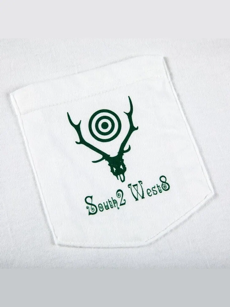 Лонгслив Supreme x SOUTH2 WEST8 Long-Sleeve Pocket Tee 'White' — изображение 3 из 3, белый