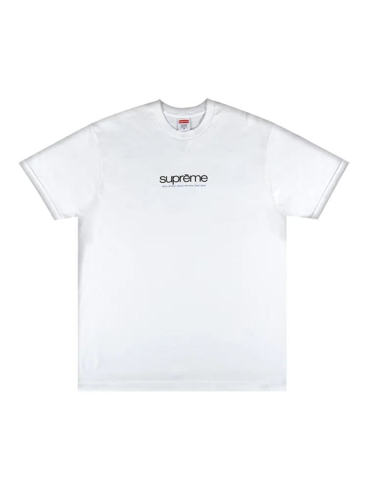 Футболка Supreme Five Boroughs Tee 'White' — изображение 1 из 2, белый