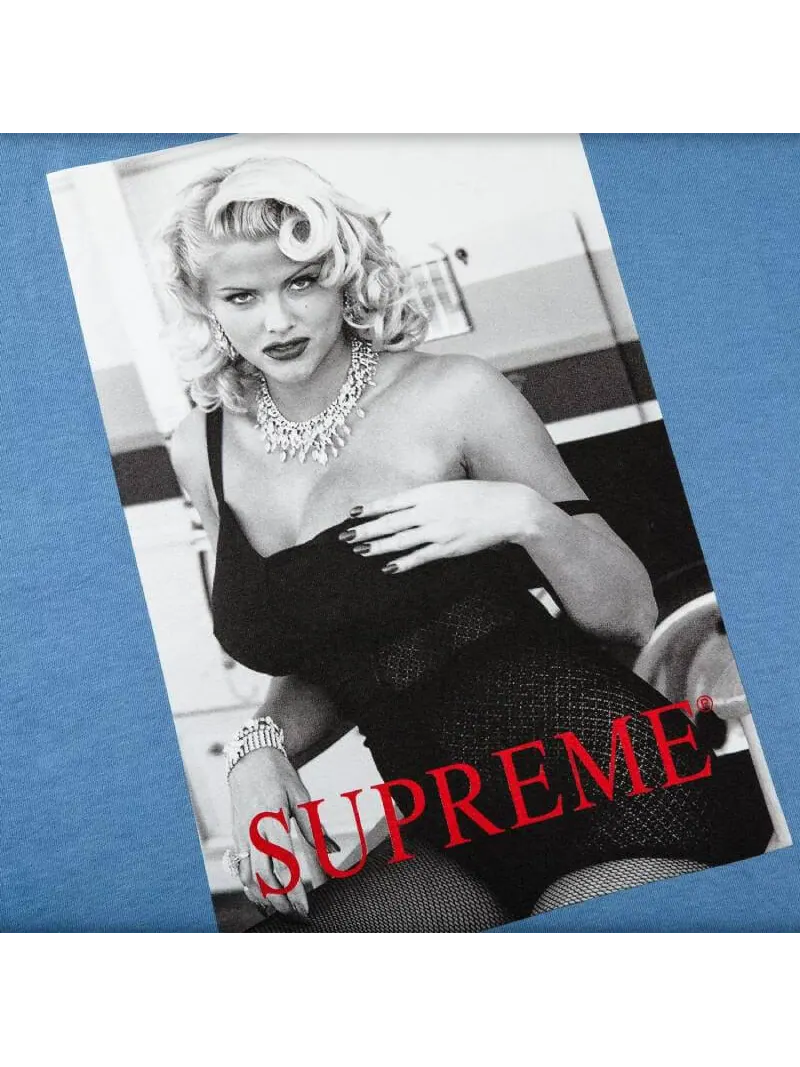 Футболка Supreme Anna Nicole Smith — изображение 2 из 2, синий